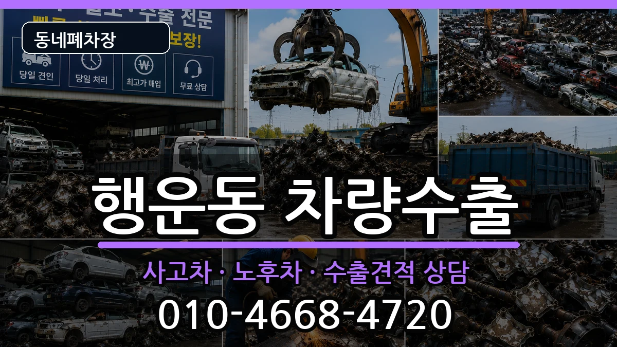 서울특별시관악구행운동  차량수출 비교형