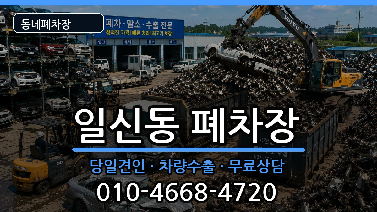 인천광역시부평구일신동 폐차 인천광역시부평구일신동 폐차 차량 처리 안내 이미지 1