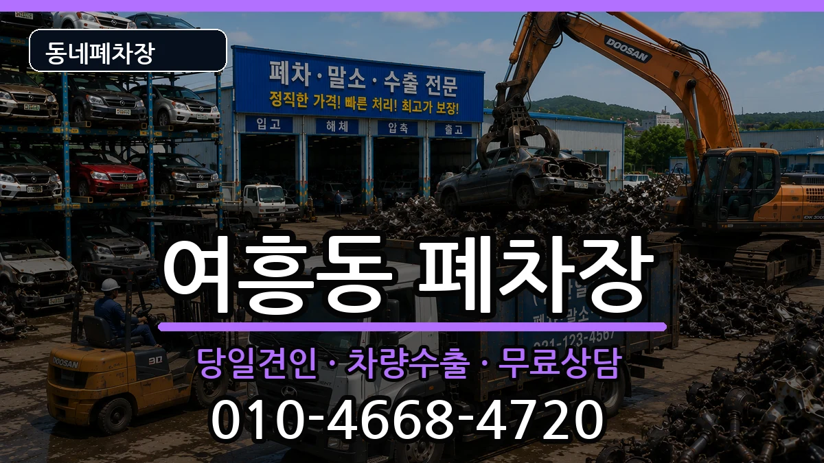 경기도여주시여흥동  폐차 절차형