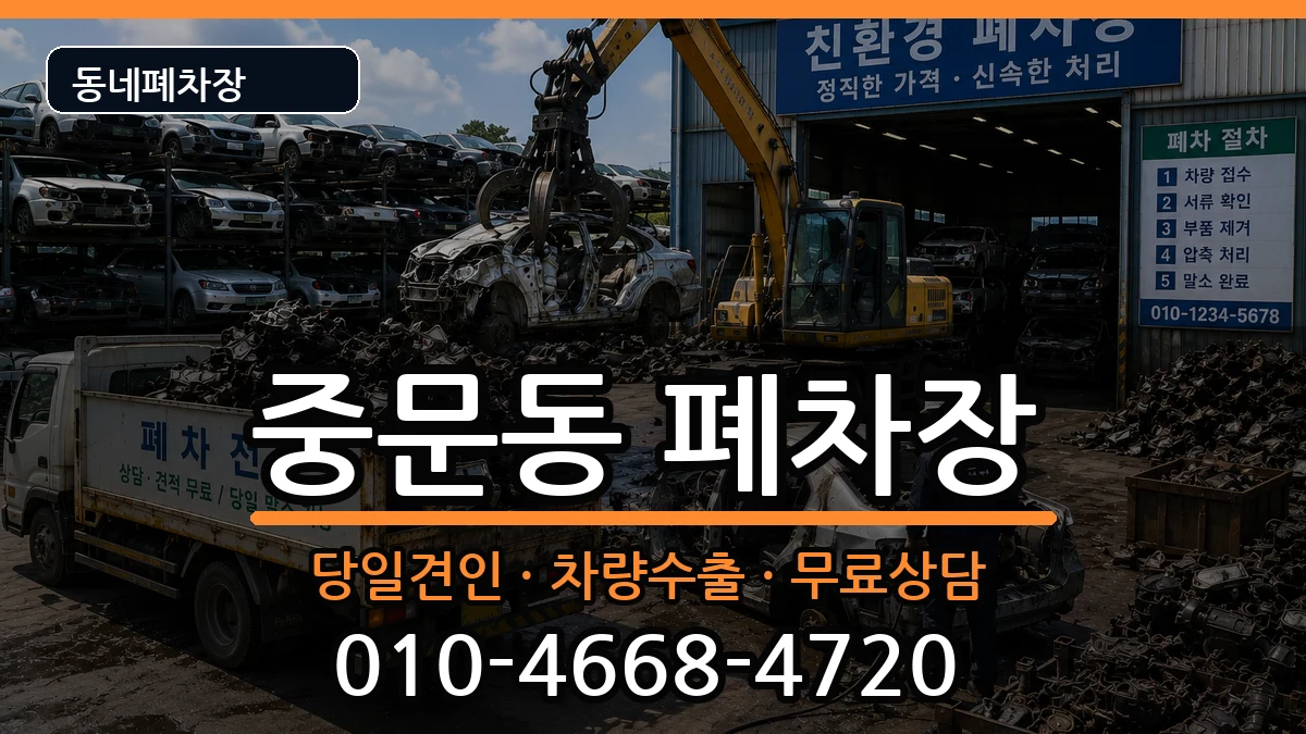 제주특별자치도서귀포시중문동 폐차 제주특별자치도서귀포시중문동 폐차 차량 처리 안내 이미지 1
