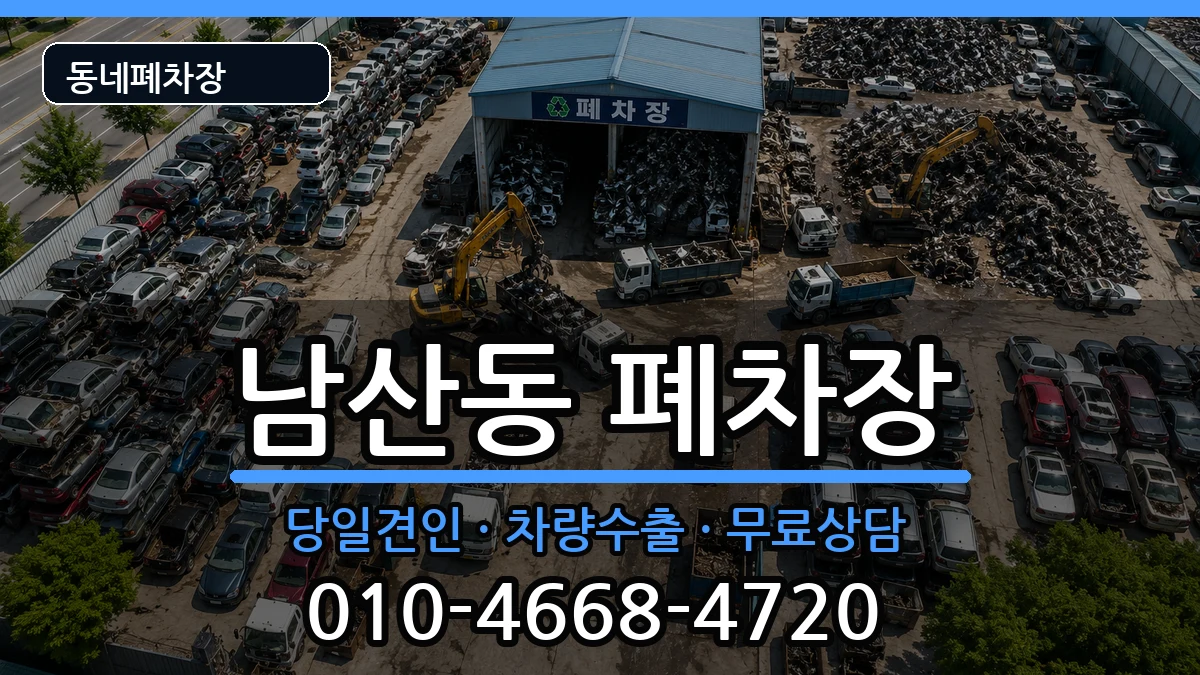 대구광역시중구남산동  폐차 질문형