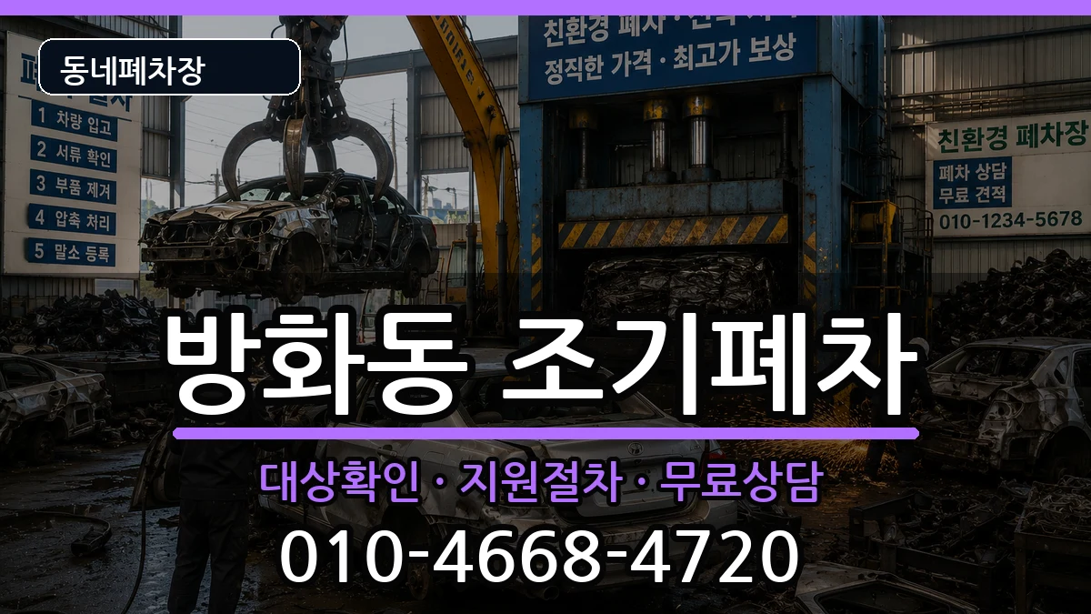 서울특별시강서구방화동 조기폐차 서울특별시강서구방화동 조기폐차 차량 처리 안내 이미지 2