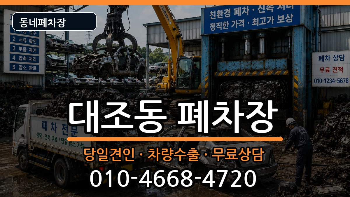 서울특별시은평구대조동  폐차 지역형