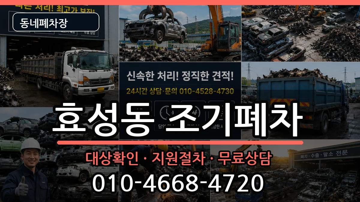 인천광역시계양구효성동  조기폐차 비교형