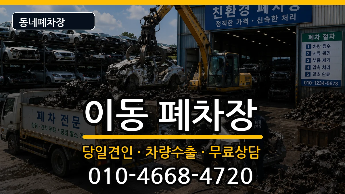 경상남도창원시진해구이동 폐차 차량 처리 안내 이미지 2