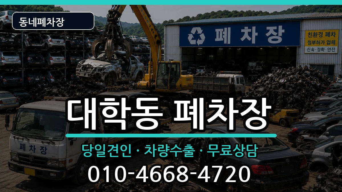 서울특별시관악구대학동 폐차 차량 처리 안내 이미지 1
