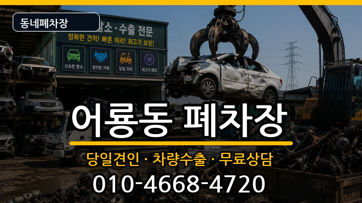 광주광역시광산구어룡동 폐차 광주광역시광산구어룡동 폐차 차량 처리 안내 이미지 2