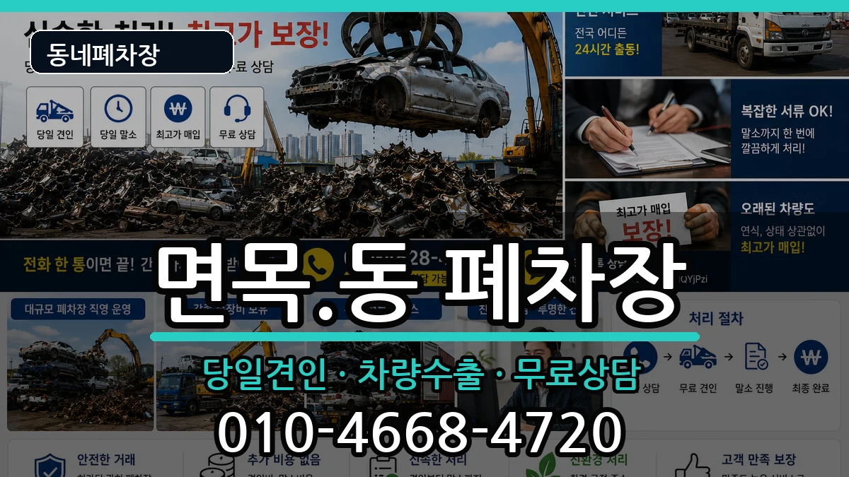 서울특별시중랑구면목.동  폐차 비교형