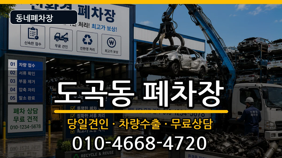 서울특별시강남구도곡동  폐차 FAQ형