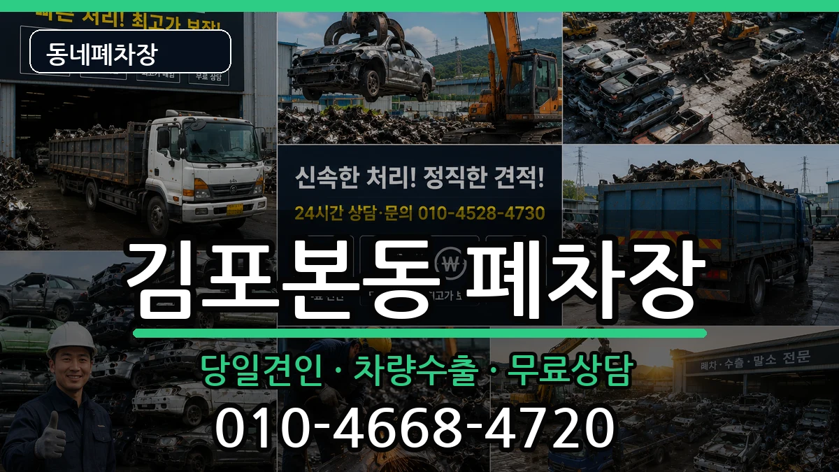 경기도김포시김포본동 폐차 경기도김포시김포본동 폐차 차량 처리 안내 이미지 2