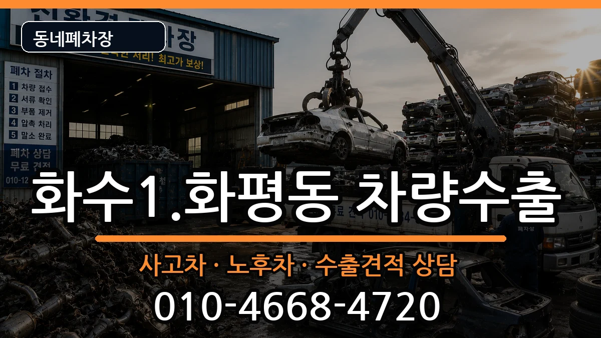 인천광역시동구화수1.화평동 차량수출 차량 처리 안내 이미지 3