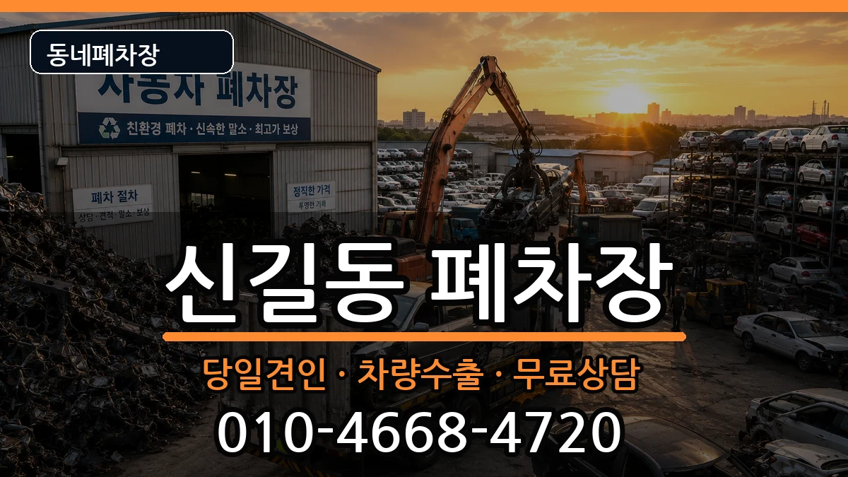 경기도안산시단원구신길동 폐차 경기도안산시단원구신길동 폐차 차량 처리 안내 이미지 3