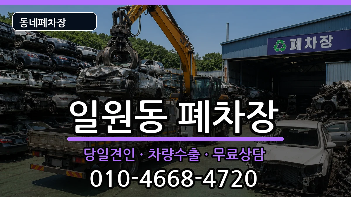 서울특별시강남구일원동  폐차 비교형