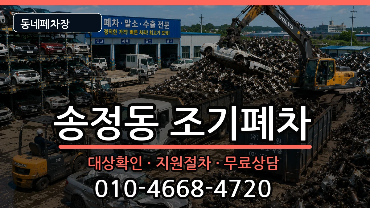 부산광역시해운대구송정동 조기폐차 차량 처리 안내 이미지 3