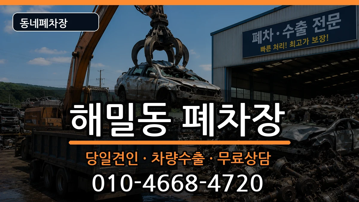 세종특별자치시해밀동  폐차 사례형