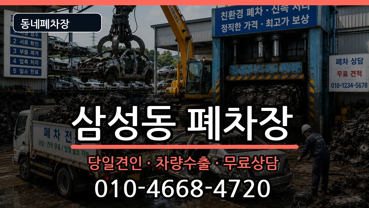 서울특별시관악구삼성동 폐차 차량 처리 안내 이미지 1