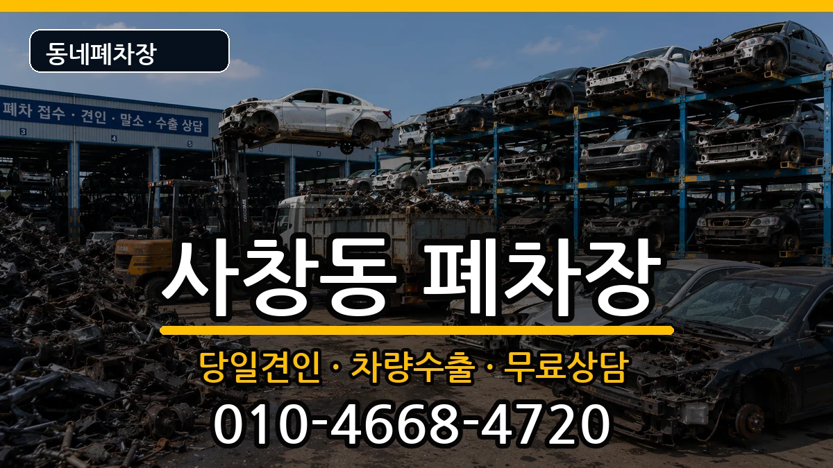 충청북도청주시서원구사창동 폐차 충청북도청주시서원구사창동 폐차 차량 처리 안내 이미지 3