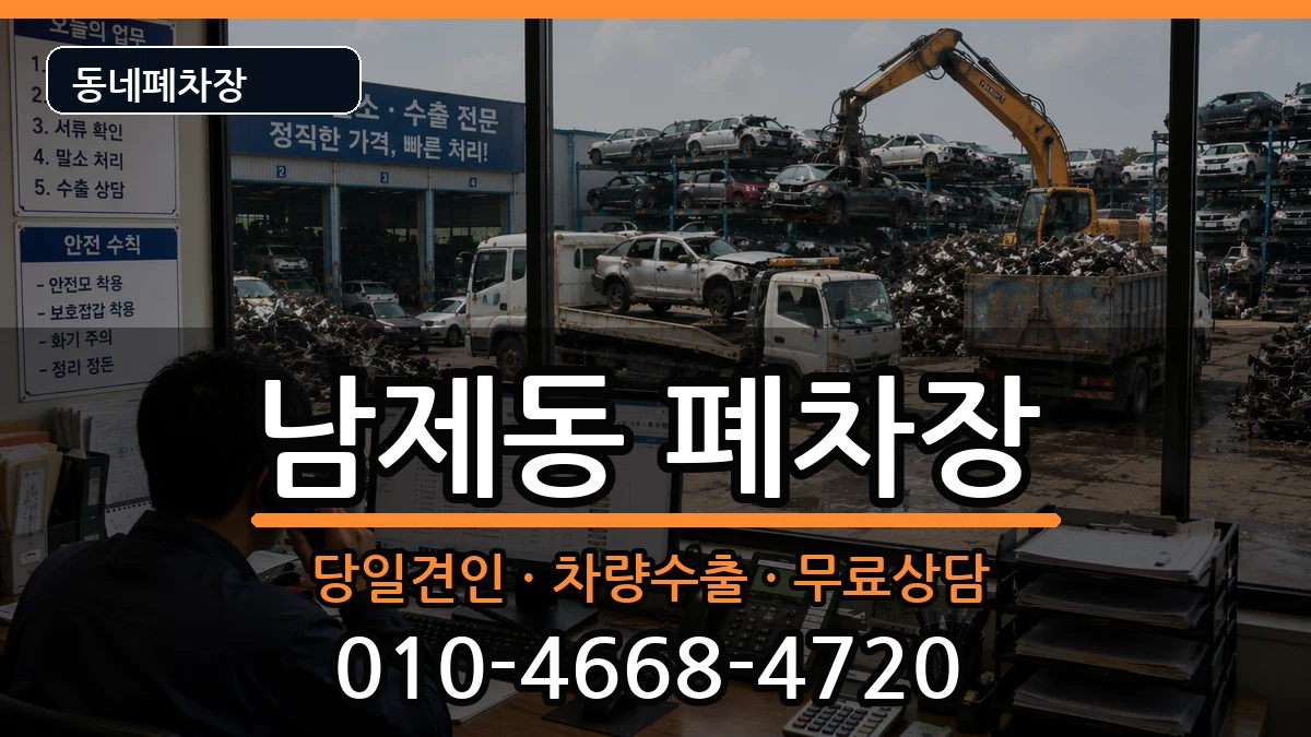 전라남도순천시남제동 폐차 전라남도순천시남제동 폐차 차량 처리 안내 이미지 1