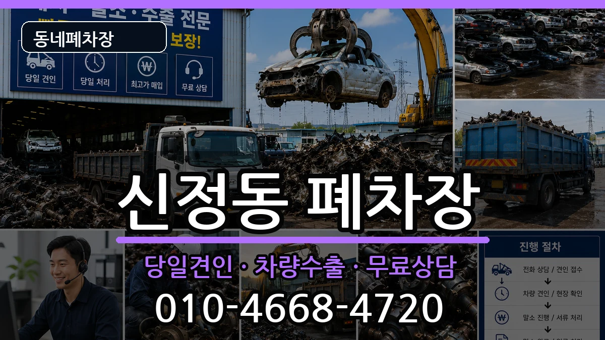 서울특별시양천구신정동 폐차 서울특별시양천구신정동 폐차 차량 처리 안내 이미지 2