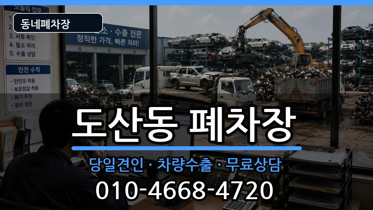 광주광역시광산구도산동 폐차 광주광역시광산구도산동 폐차 차량 처리 안내 이미지 1