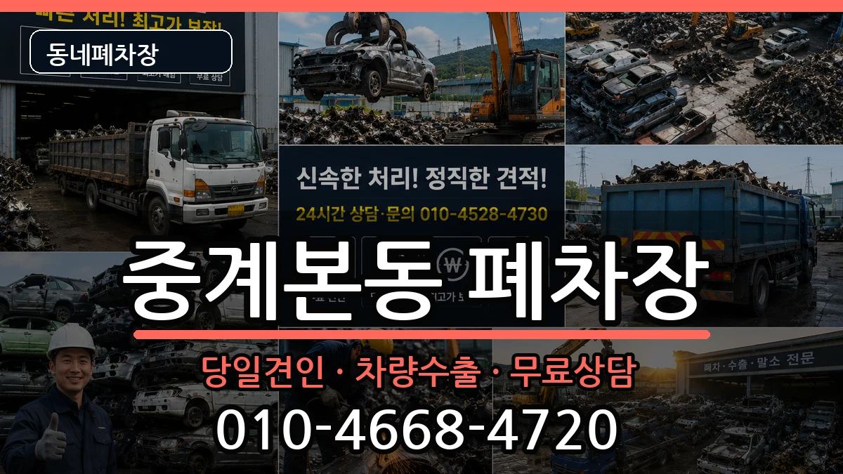 서울특별시노원구중계본동 폐차 서울특별시노원구중계본동 폐차 차량 처리 안내 이미지 2