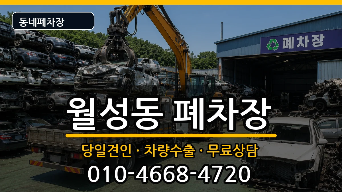 대구광역시달서구월성동 폐차 대구광역시달서구월성동 폐차 차량 처리 안내 이미지 1