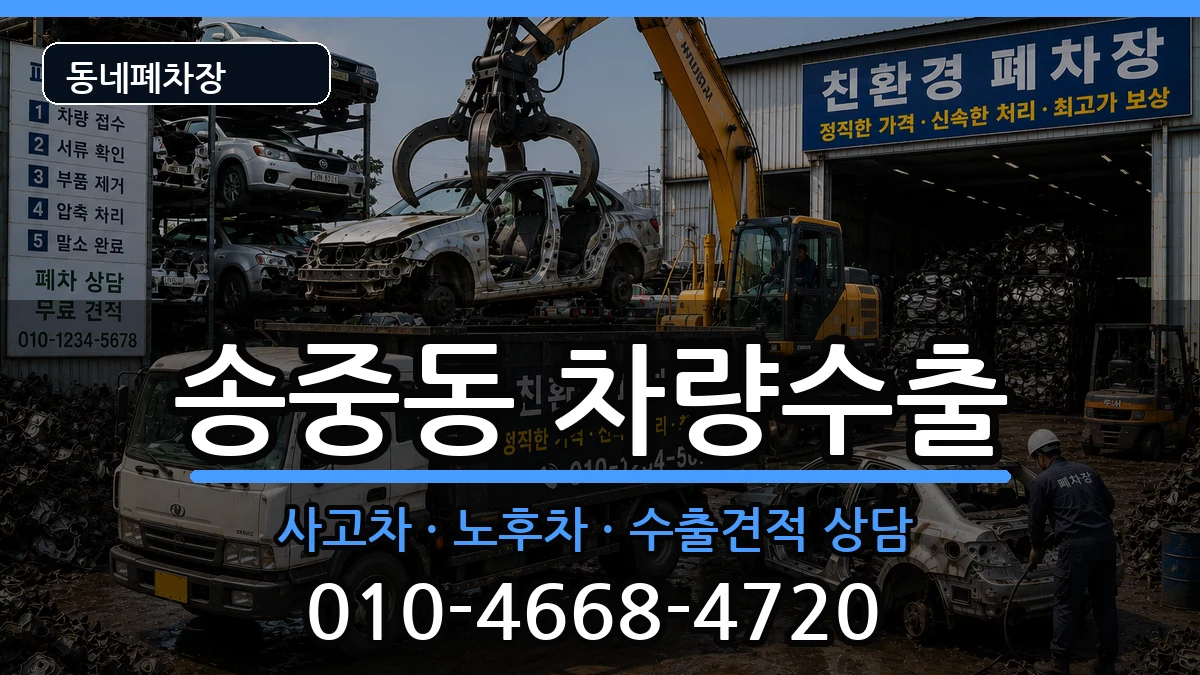 서울특별시강북구송중동 차량수출 서울특별시강북구송중동 차량수출 차량 처리 안내 이미지 1