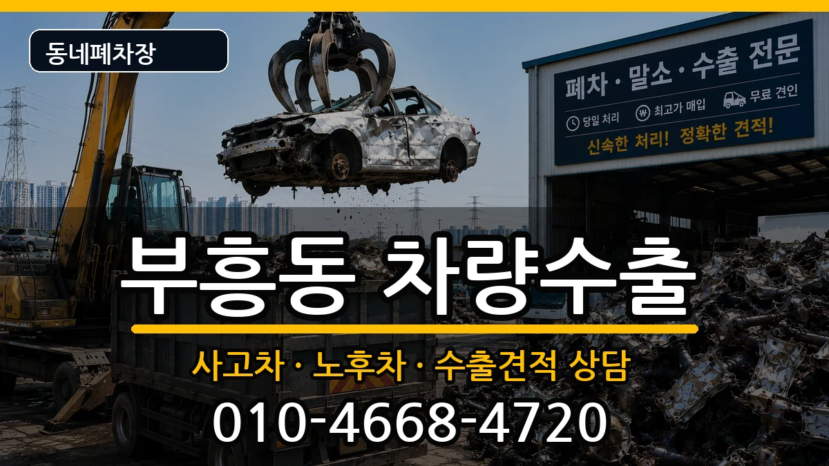 전라남도목포시부흥동 차량수출 차량 처리 안내 이미지 2