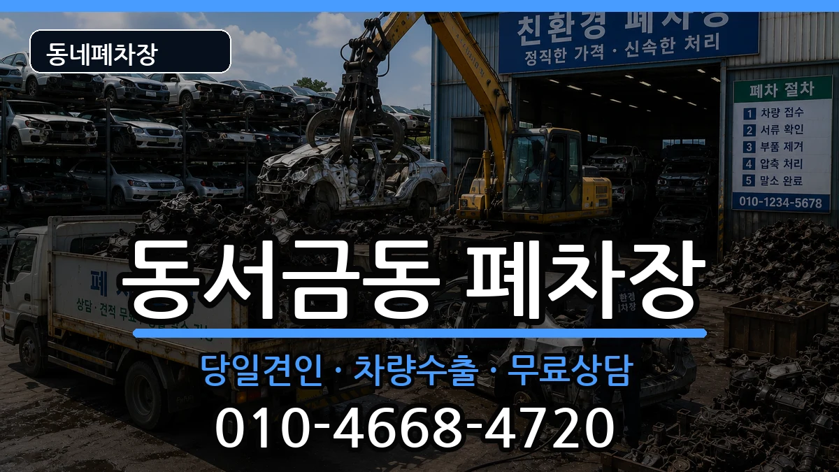 경상남도사천시동서금동  폐차 지역형