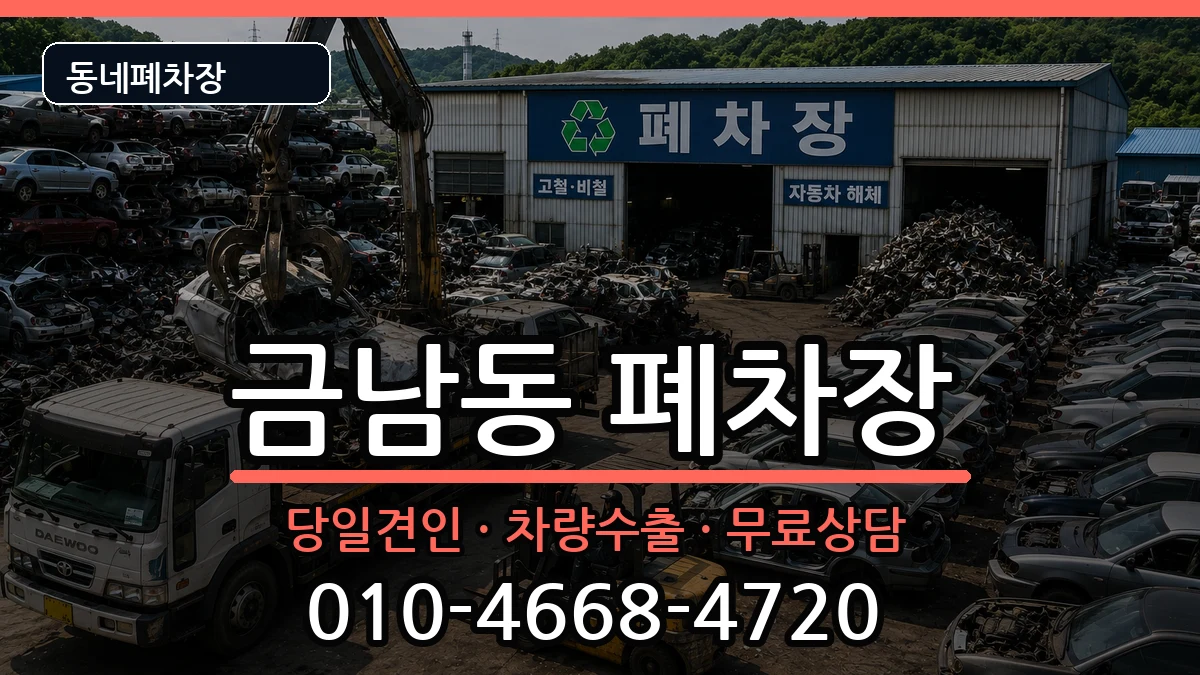 전라남도나주시금남동 폐차 차량 처리 안내 이미지 1