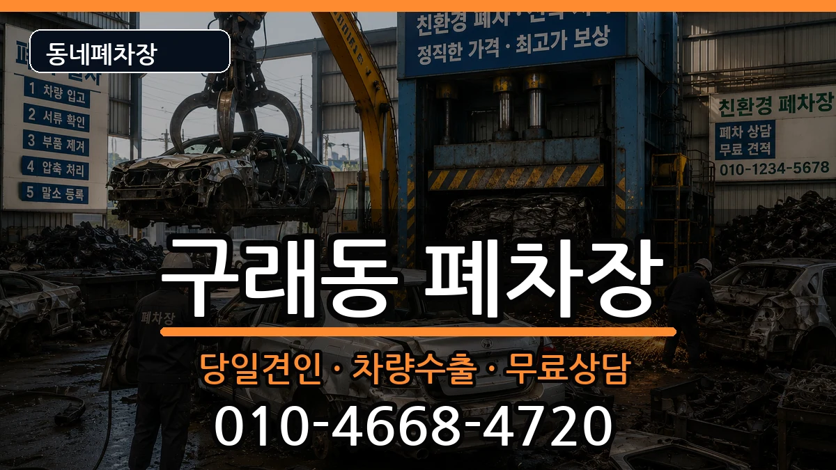 경기도김포시구래동 폐차 경기도김포시구래동 폐차 차량 처리 안내 이미지 2