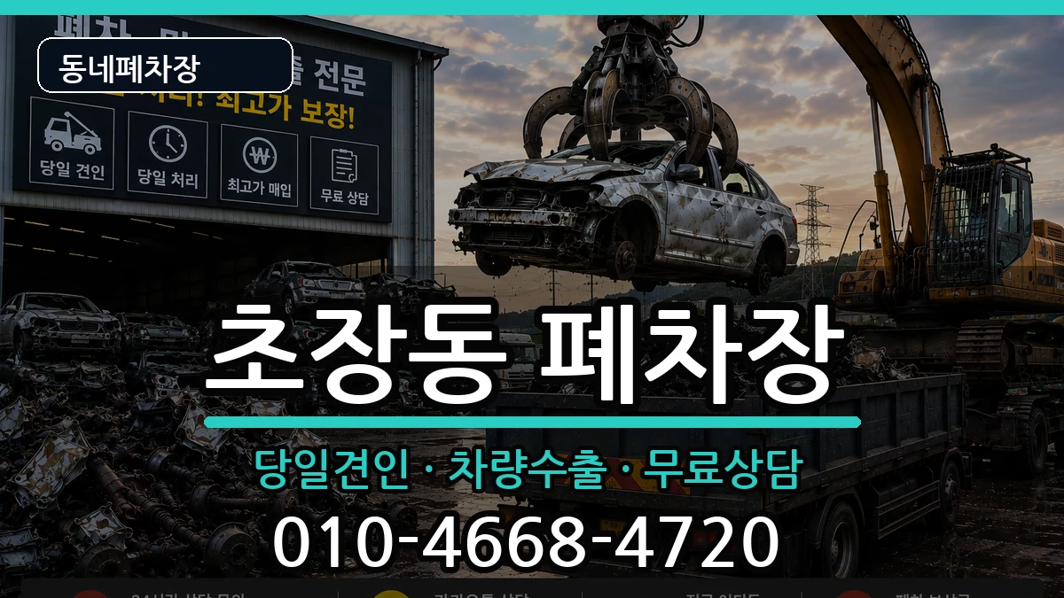경상남도진주시초장동 폐차 경상남도진주시초장동 폐차 차량 처리 안내 이미지 1
