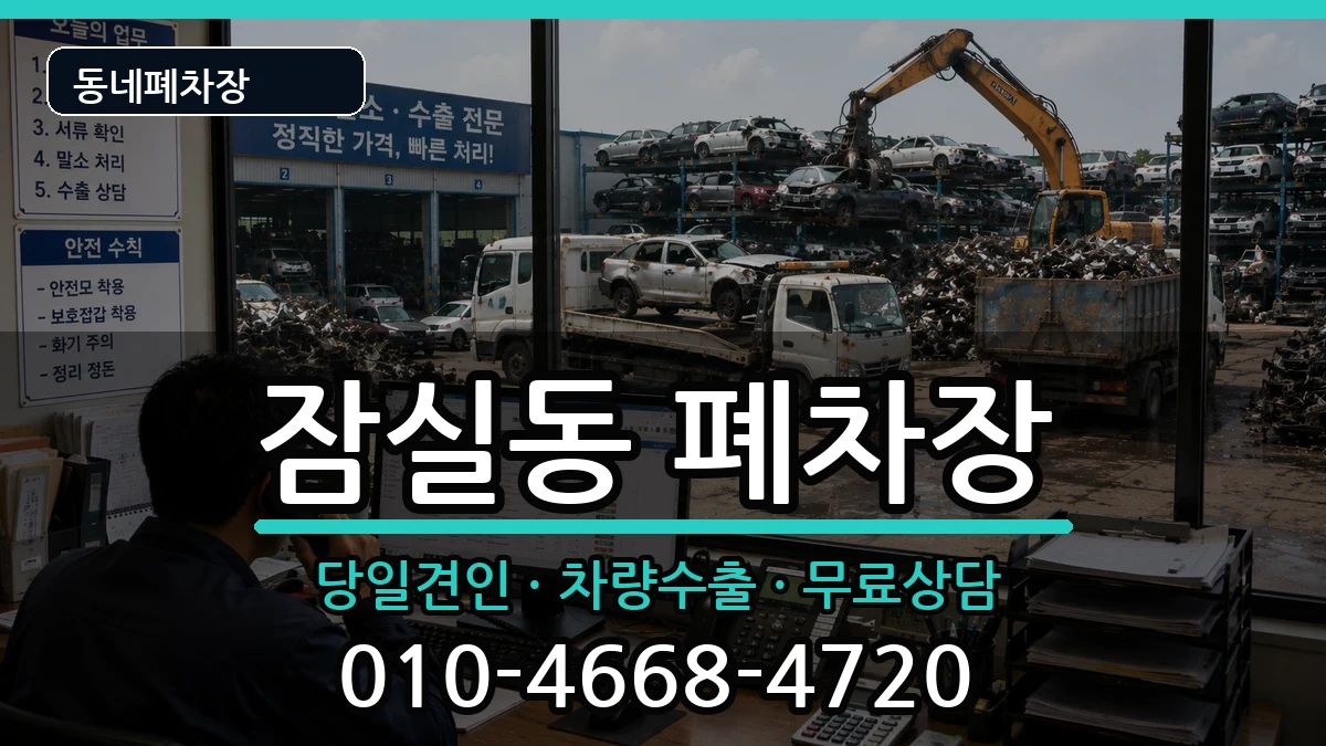 서울특별시송파구잠실동 폐차 차량 처리 안내 이미지 1