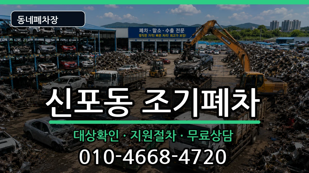 인천광역시중구신포동  조기폐차 비용형