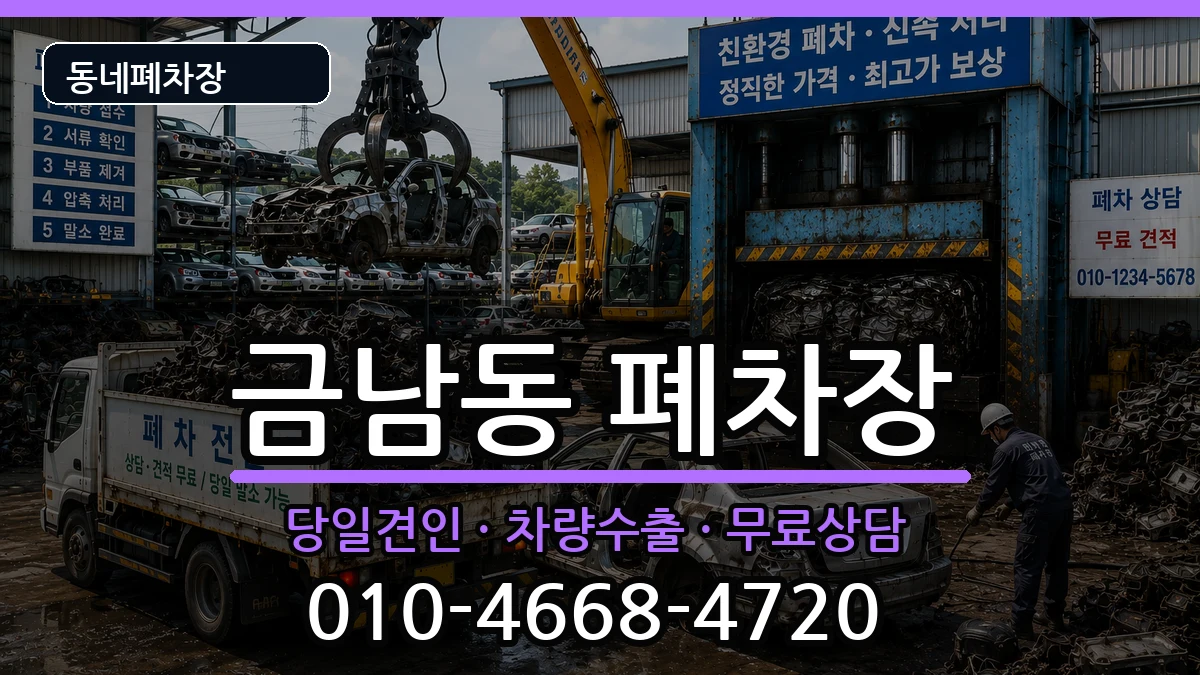 전라남도나주시금남동 폐차 전라남도나주시금남동 폐차 차량 처리 안내 이미지 2