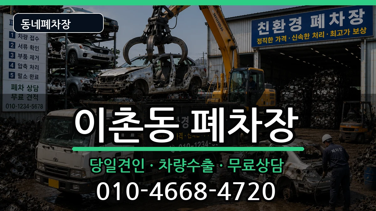 서울특별시용산구이촌동 폐차 차량 처리 안내 이미지 3