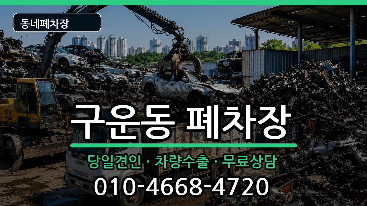 경기도수원시권선구구운동 폐차 경기도수원시권선구구운동 폐차 차량 처리 안내 이미지 3