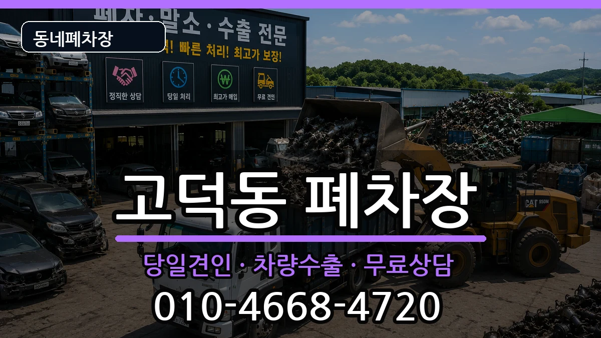 서울특별시강동구고덕동  폐차 절차형