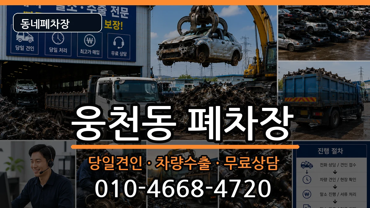 경상남도창원시진해구웅천동  폐차 비교형