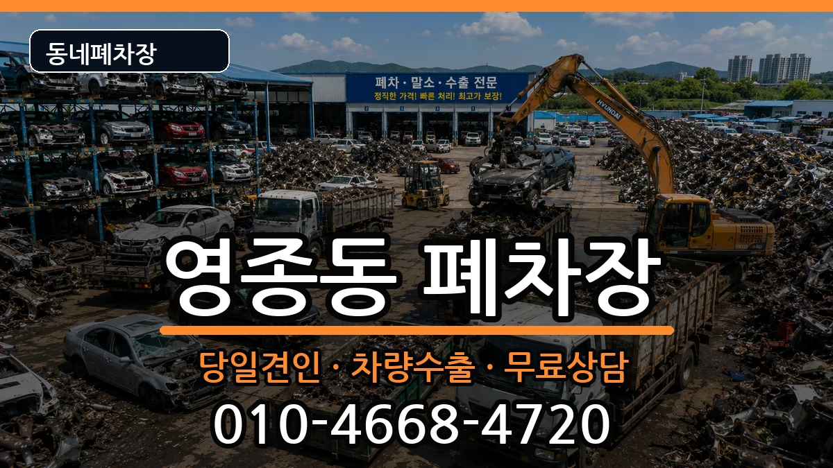 인천광역시중구영종동 폐차 차량 처리 안내 이미지 1
