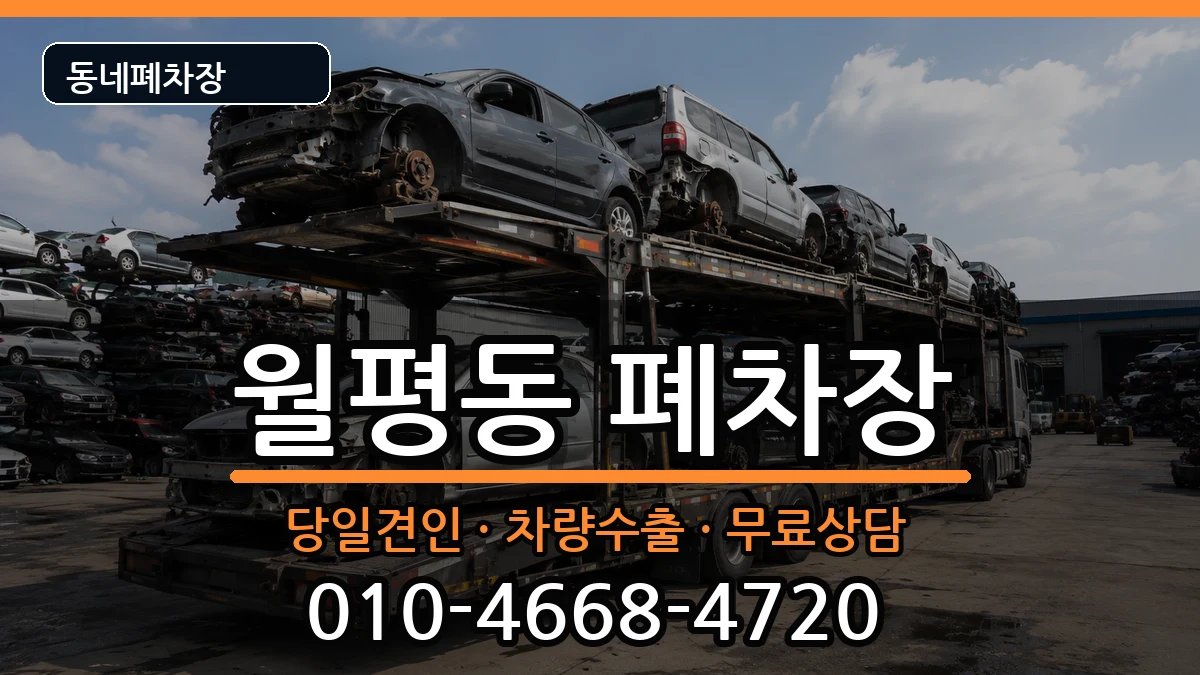 대전광역시서구월평동 폐차 대전광역시서구월평동 폐차 차량 처리 안내 이미지 1