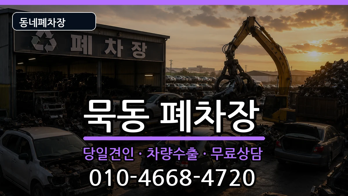 서울특별시중랑구묵동 폐차 차량 처리 안내 이미지 1