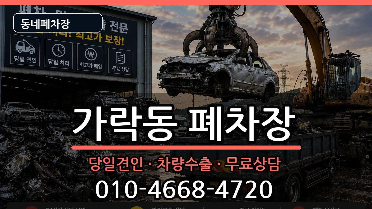 서울특별시송파구가락동 폐차 서울특별시송파구가락동 폐차 차량 처리 안내 이미지 2