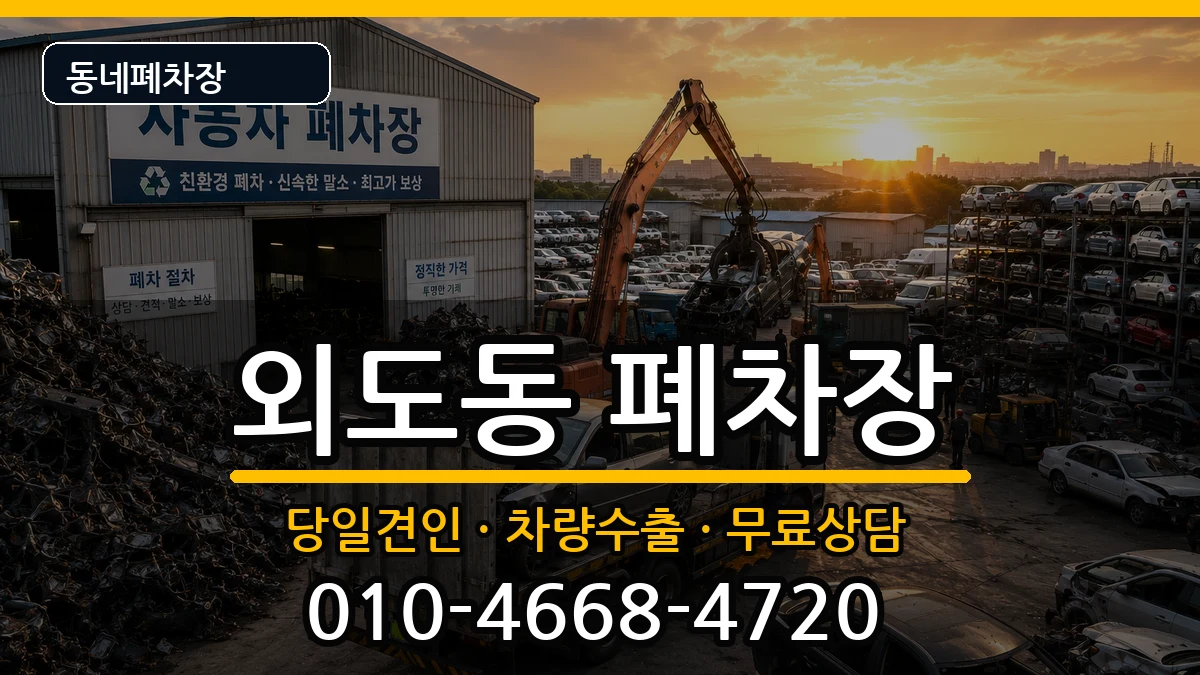 제주특별자치도제주시외도동 폐차 제주특별자치도제주시외도동 폐차 차량 처리 안내 이미지 2