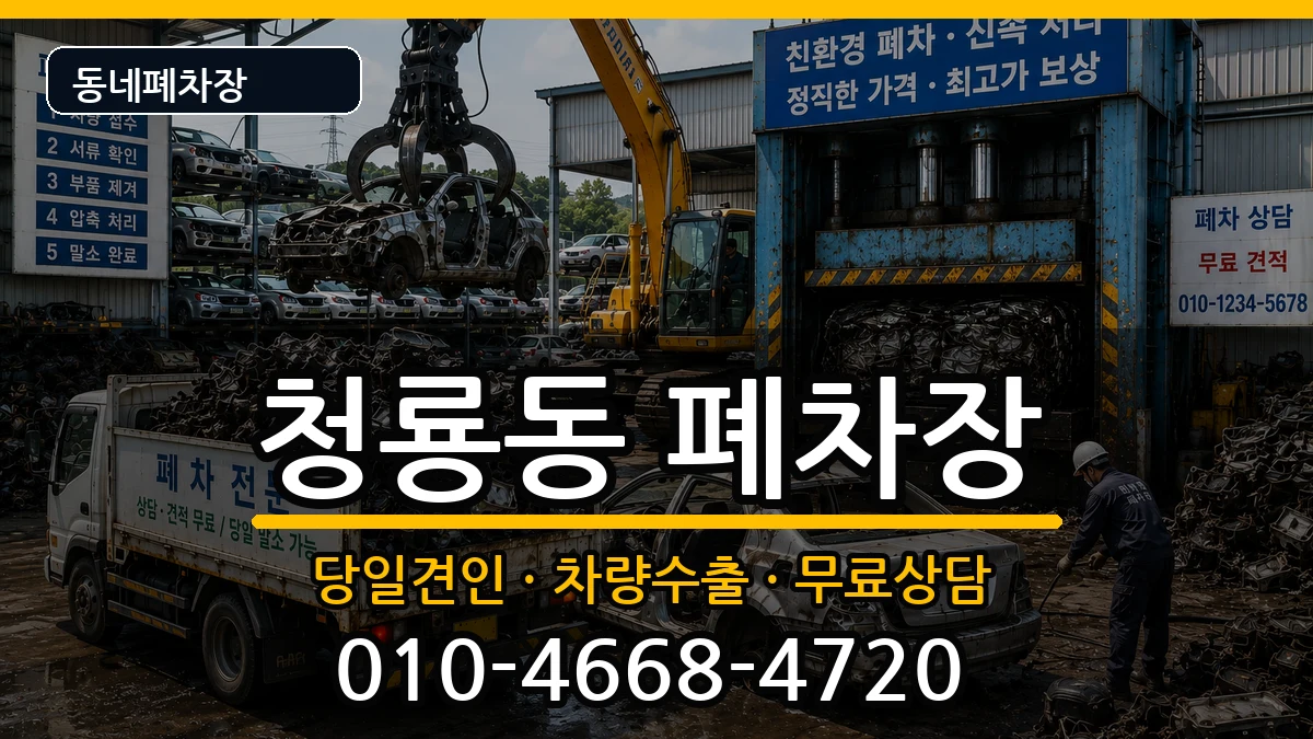 서울특별시관악구청룡동 폐차 차량 처리 안내 이미지 1