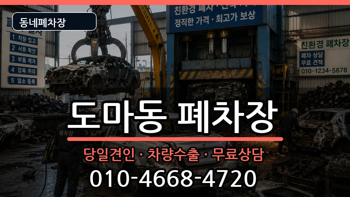 대전광역시서구도마동 폐차 대전광역시서구도마동 폐차 차량 처리 안내 이미지 2