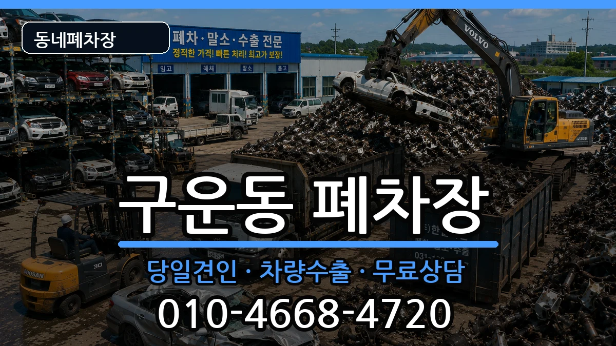 경기도수원시권선구구운동 폐차 경기도수원시권선구구운동 폐차 차량 처리 안내 이미지 1