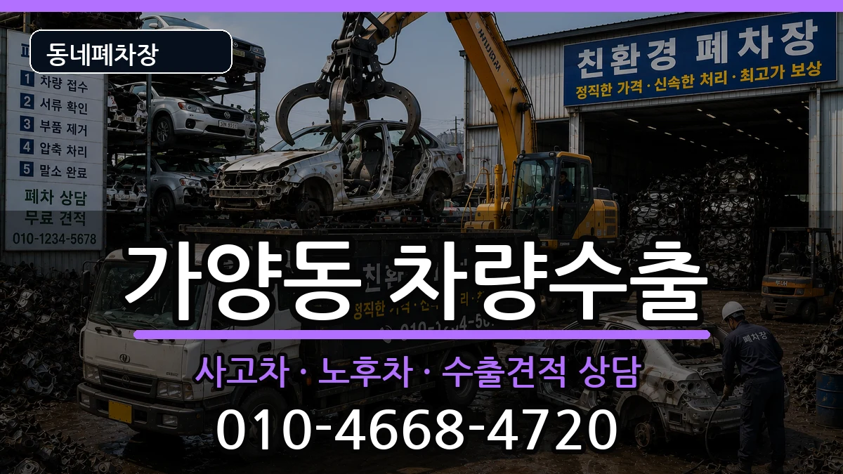 서울특별시강서구가양동 차량수출 서울특별시강서구가양동 차량수출 차량 처리 안내 이미지 2