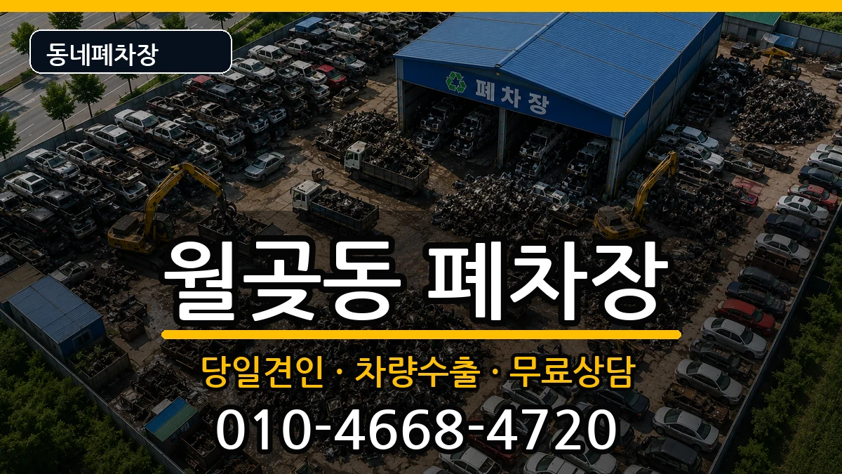 경기도시흥시월곶동 폐차 경기도시흥시월곶동 폐차 차량 처리 안내 이미지 2