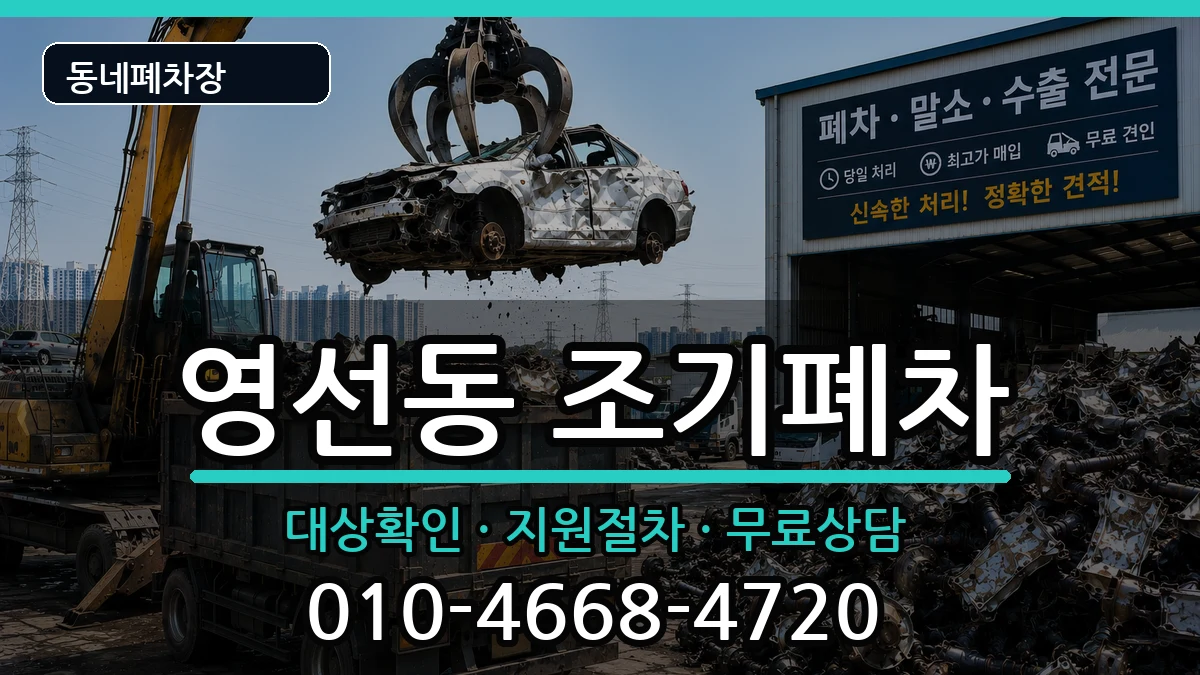 부산광역시영도구영선동  조기폐차 비교형